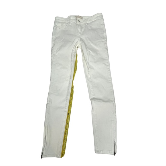 Uniglo White Legging Skinny Jeans with Ankle Zippers 24 - Picture 6 of 13